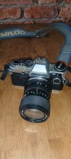Olympus OM10 35mm SLR Film Camera with 50mm Lens Kit