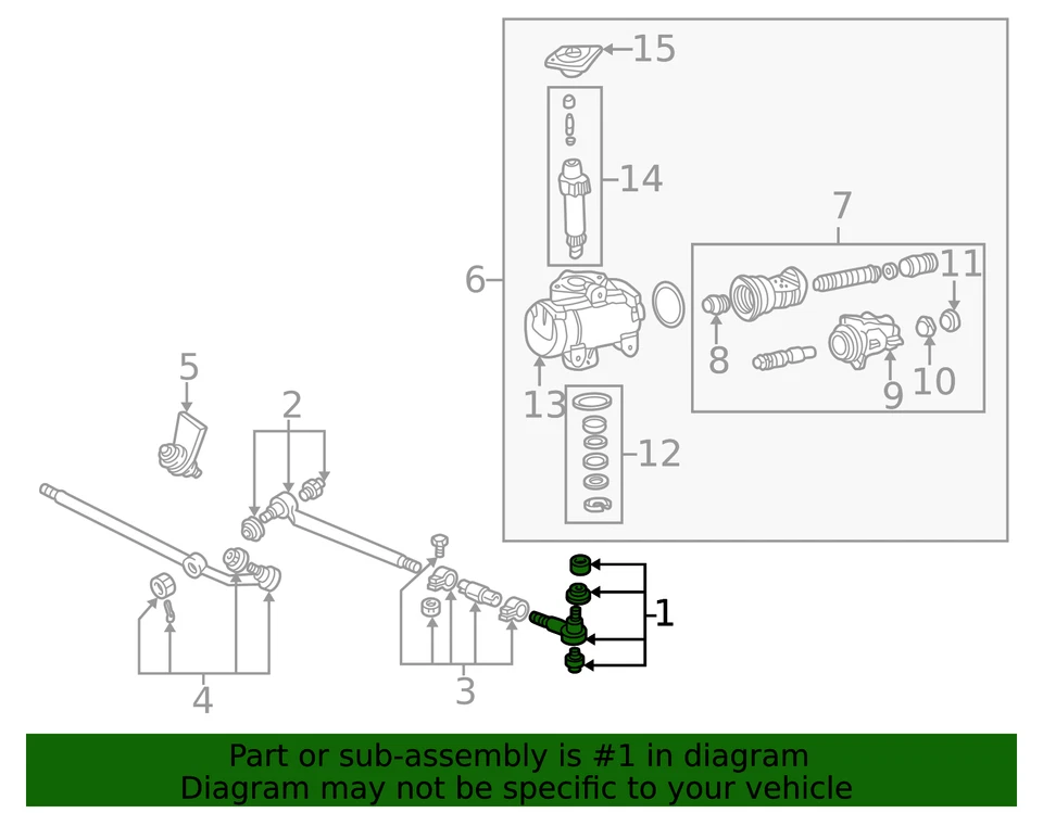 Barra de amarre exterior genuina Ford 6C2Z-3A131-C Foto 2 de 4