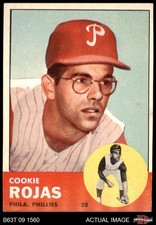 1963 Topps #221 Cookie Rojas Phillies RC 6 - EX/MT
