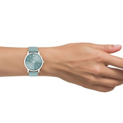 Oozoo Damen Armbanduhr Timepieces C10985 Analog Leder seeblau UOC10985