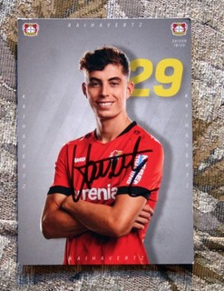 Kai Havertz orginal signiert Top Autogrammkarte