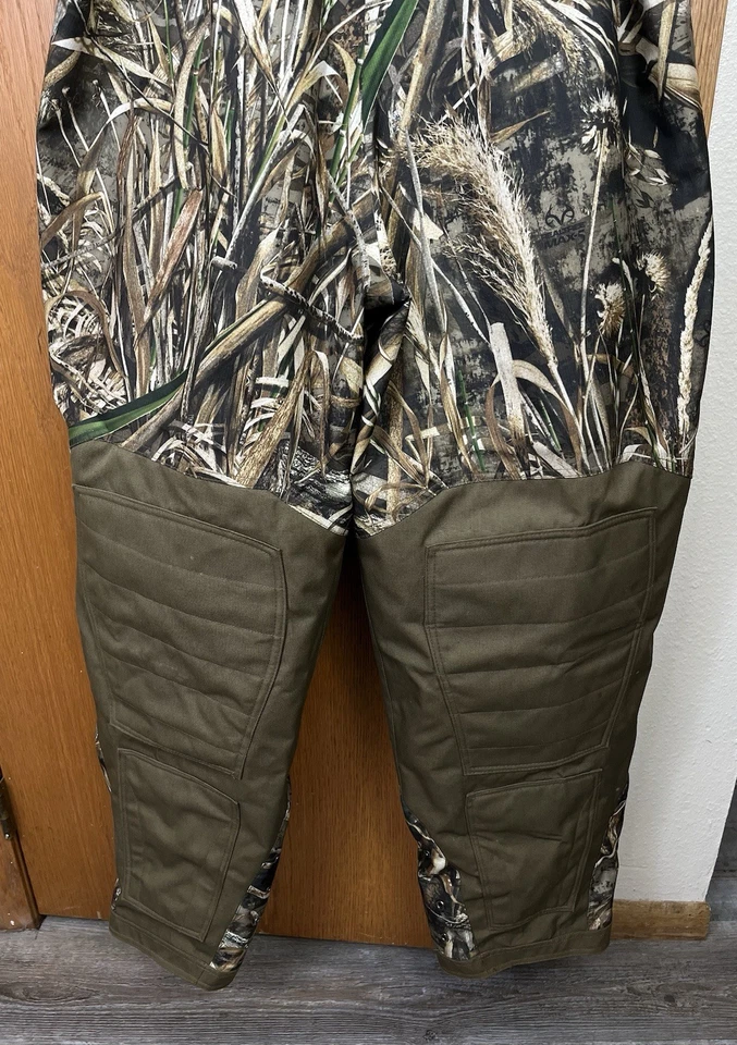 Banded Black Label Realtree Max-5 Camo Hunting Bib Pants YKK Zip Men Sz 10R VGC - Image 3 of 4