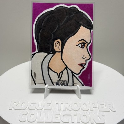 PRINCESS LEIA - Sketch by Brandon Klein - Topps Star Wars