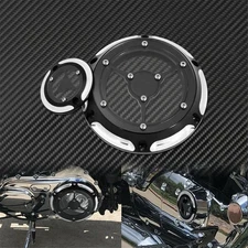 6 Holes Derby Cover Timing Timer Covers Black+Chrome Fit For Sportster 2004-20