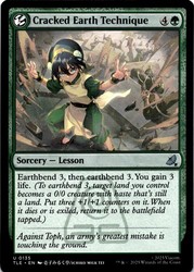 Cracked Earth Technique 135 Avatar: The Last Airbender: Eternal-Legal MTG
