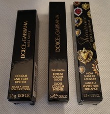 Dolce & Gabbana x3 Lipstick,Lip Lacquer & Lip Gloss Brand New See Description