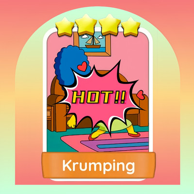  Krumping  4 Star -  Monopoly.GO Sticker Set 16-3