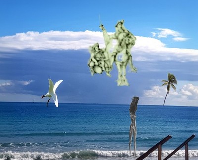 fotodruck fotokunst Don Quijotes AKT Sancho Pansa DULCINEA