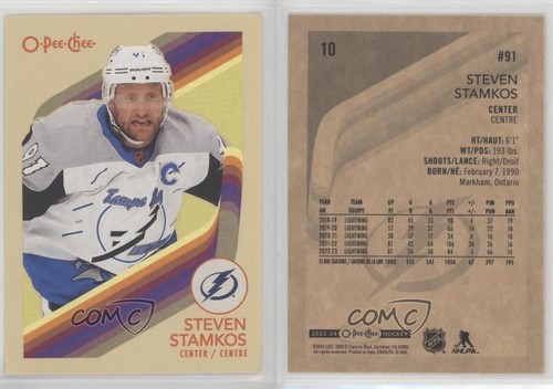 2023-24 O-Pee-Chee Retro Steven Stamkos #10 14dn - Foto 3 di 3