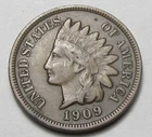 1909 INDIAN HEAD CENT,MOST OF LIBERTY, VERY NICE TOUGHER COIN!!!!(A5)