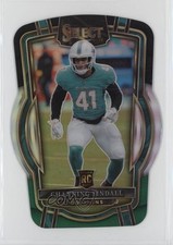 2022 Panini Select Club Level Black & Green Prizm Die-Cut Channing Tindall 11pj