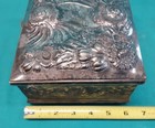 Antique WILCOX Elegant Quadruple Plate Humidor Box / HUMIDITOR Trade Mark Label — photo 7