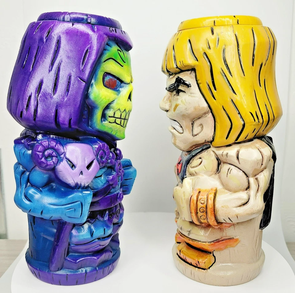 Conjunto de 2 canecas personalizadas Geeki Tikis Master of the Universe Skeletor & He-Man - Imagem 4 de 4