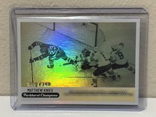 2023-24 Parkhurst Champions Wire Images RC /349 Matthew Knies #WI-14