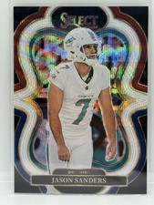 2025 Panini Select Football Jason Sanders #382 Suite Level Tri Color /199 Miami