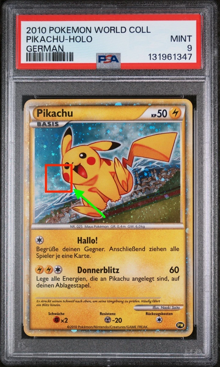 Pikachu Pokémon TCG German Individual Collectible Card Games for