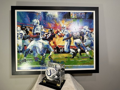 #ad #ad Payton Manning Signed Enhanced Giclee “Victory at MIAMI” Malcom Farley 27x42” $2100.00