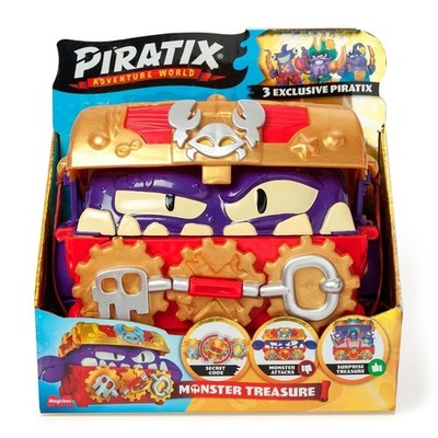 PIRATIX ADVENTURE WORLD MONSTER SCHATZTRUHE SPIELSET NEU SPIELZEUG