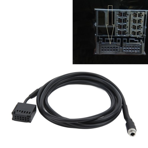 ♡ 3 5mm Jack AUX-IN Kabel adaptera wejściowego Pasuje do samochodu C Max - Zdjęcie 2 z 22