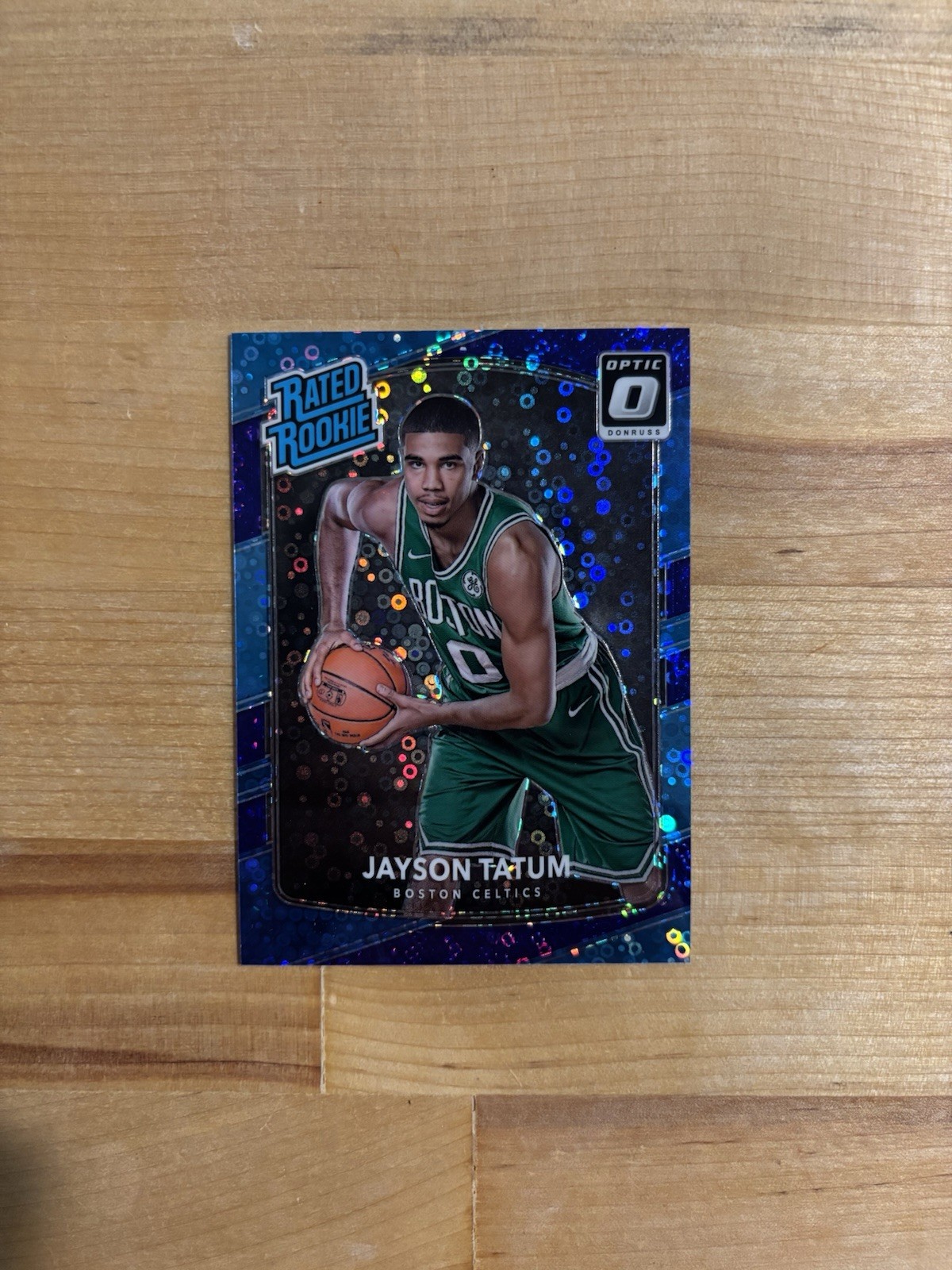 2017-18 Panini Donruss Optic Jayson Tatum Fast Break Purple RC #/155 Celtics