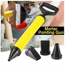 Mortar Gun for Brick Pointing Grouting Cement Lime Applicator Tool + 4 Nozzles