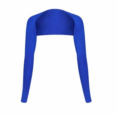 Royal Blue UPF Sunscreen Shawl Sleeves Cooling UV Bolero Shrug Women's One Size