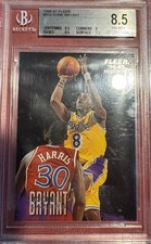 Kobe Bryant 1996 Fleer Rookie Card BGS 8.5 Lakers RC. rookie card picture