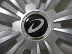 2x Dethleffs 56mm 3D epoxy logo stickers for hubcaps rims sticker set