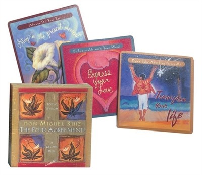 The Four Agreements Cards by Don Jose Ruiz CARDS / POSTCARDS 9781561708772