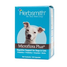 Herbsmith Microflora Plus   Dog Digestion Aid  Probiotics and Digestive Enzym...