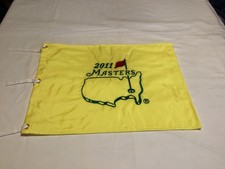 2011 OFFICIAL MASTERS PIN FLAG AUGUSTA NATIONAL
