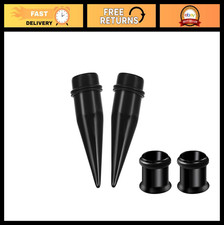 4PC 316L Steel Ear Stretching Kit - Tapers, T...