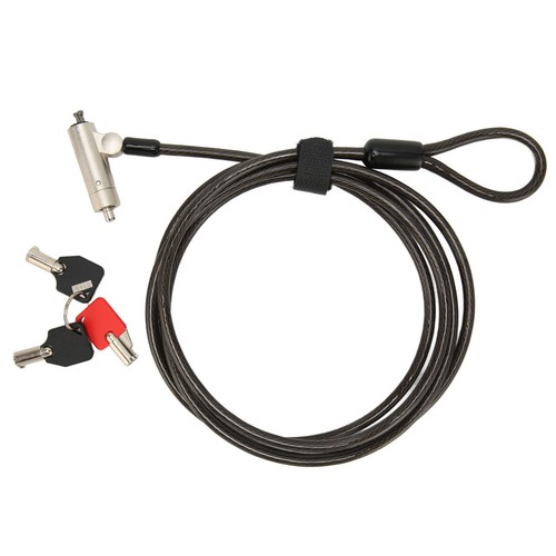 Laptop Cable Lock 3 Keys Cut Resistant Metal Adjustable Length Laptop Locking CB - Afbeelding 12 van 22