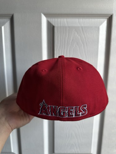 7 1/8 Fitted Los Angeles Angels ‘ANAELS’ Banned Hat - Rare - Sold Out Ships ASAP - Picture 5 of 11