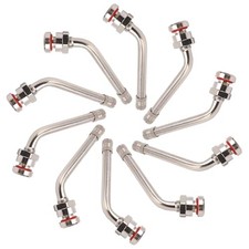 TR545D Truck Valve Stem - Pack of 10 60 Degree Bend Valve Stem, Truck Tire