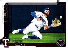 2025 TOPPS BASEBALL Kevin Pillar Texas Rangers #US311
