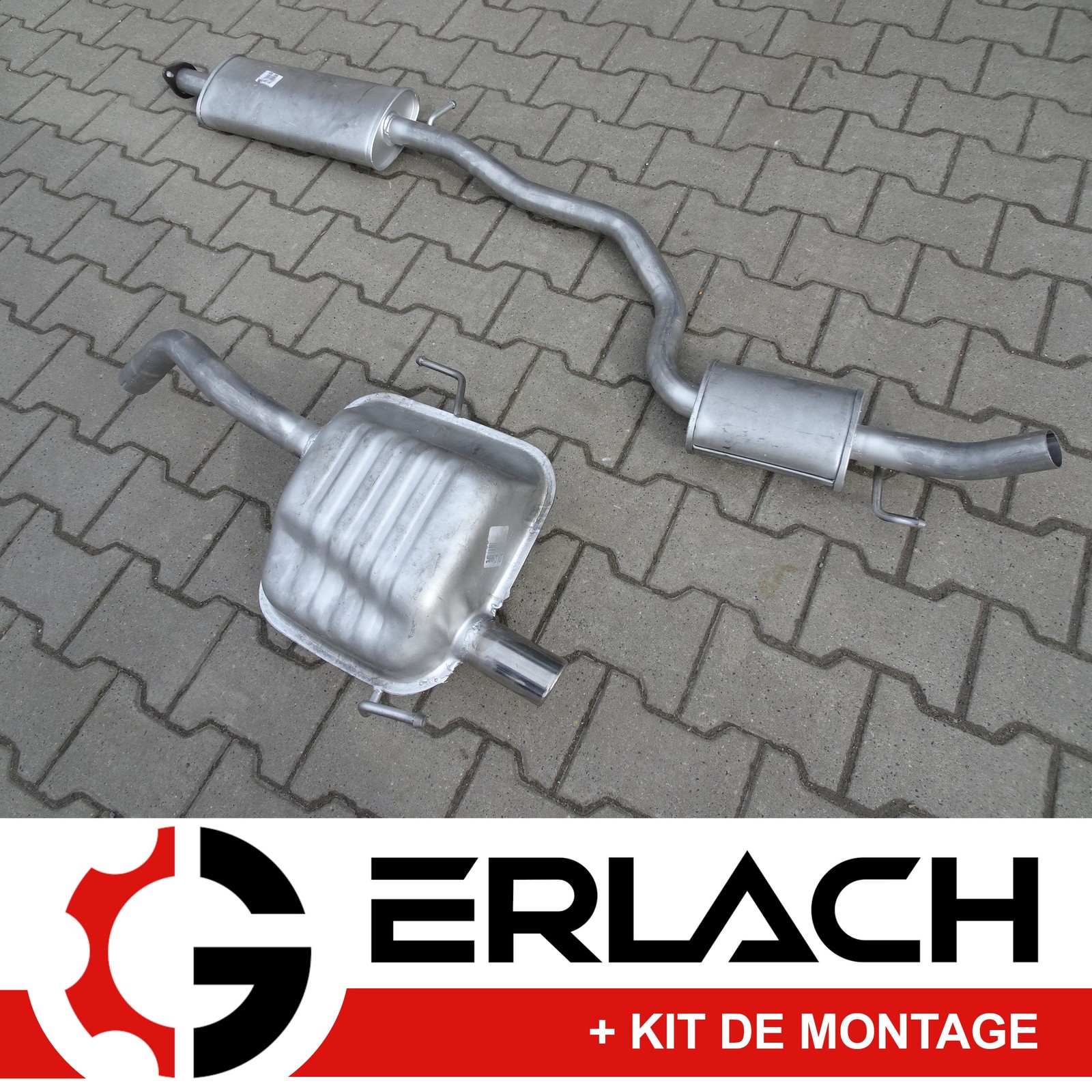 Echappement silencieux Alfa Romeo 147 pour reparer un pot bruyant sur Twin Spark 1.6 2.0