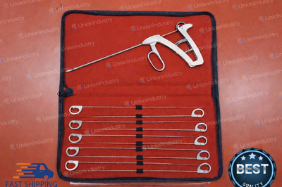 #ad #ad Knee arthroscopy Scorpion Suture Passer Straight 3.5mm With 10Needles Instrument $288.15