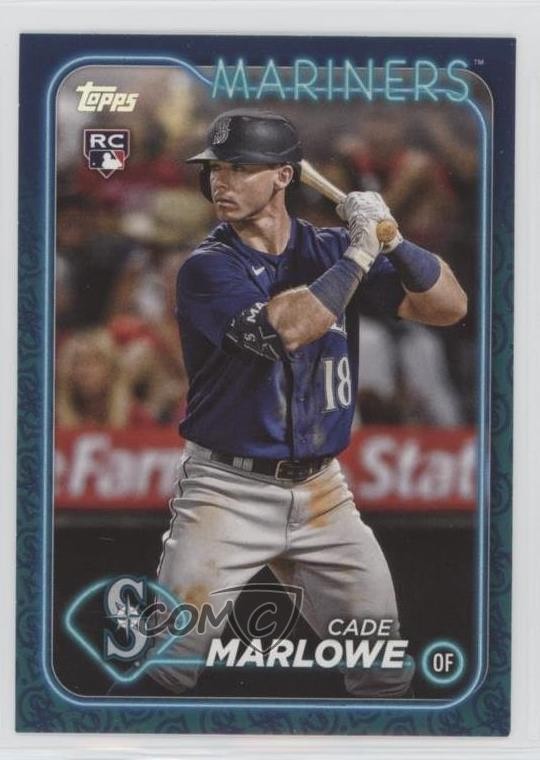 2024 Topps Series 1 Team Color Border Cade Marlowe #286 Rookie RC 0ft3