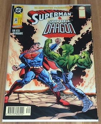 DC Crossover #34 - Superman/Savage Dragon (Dino/Image Comics 2000) Z 1+