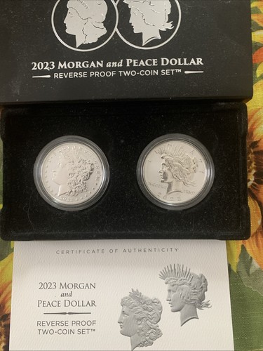 2023 Morgan and Peace Dollar Reverse Proof