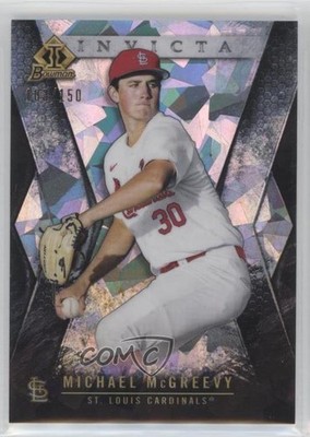 2021 Bowman Draft Invicta Atomic Refractor 103/150 Michael McGreevy #BI-24 1u6