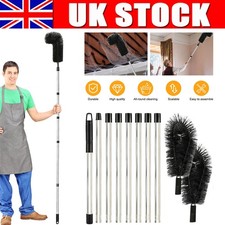 Gutter Cleaning Tool Roof Gutter Cleaner with Telescopic Extendable Pole Brush