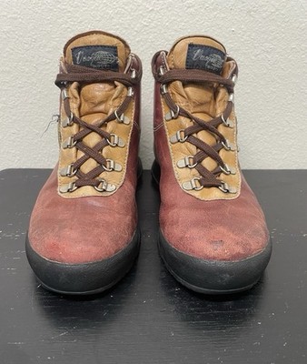 Vintage Vasque Mens Skywalk Goretex Leather Trail Hiking Boots Sz 8