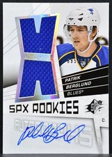 2008-09 SPx Rookies Autographs Patrik Berglund 174 RC Auto 695/999 Jersey 3986