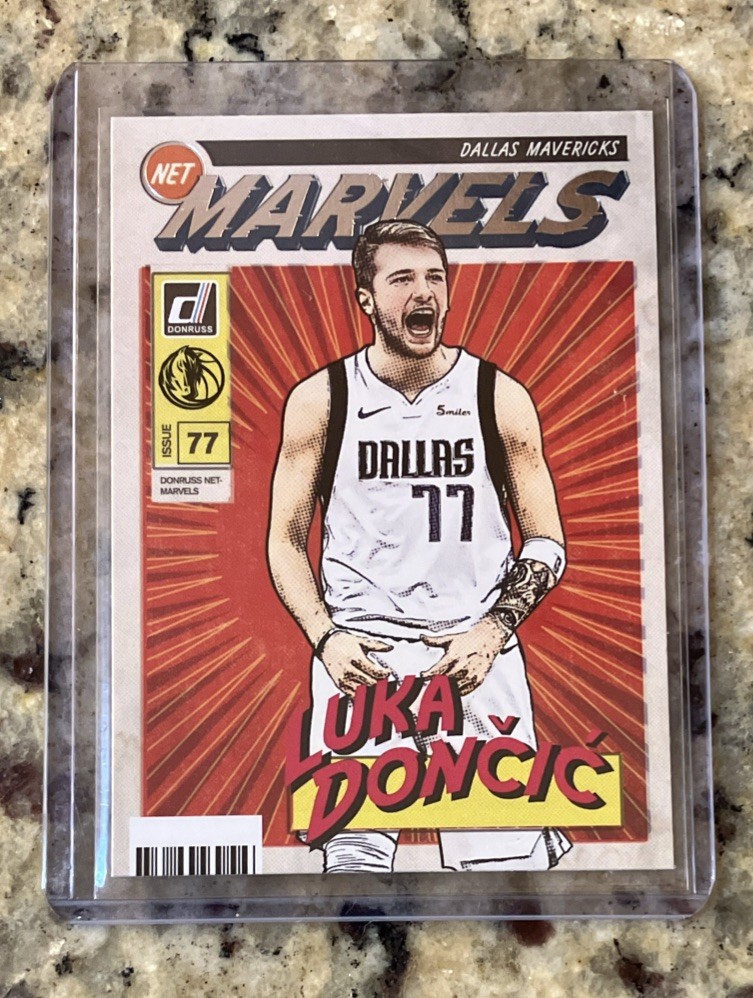 2019-20 Panini Donruss Net Marvels Luka Doncic #17 NBA Dallas Mavericks