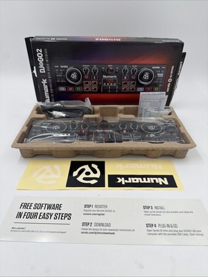 New In Box Numark DJ2GO2 Pocket DJ Controller With Audio Interface