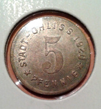 Germany Notgeld 5 Pfennig coin 1920.