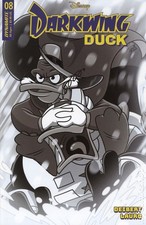 Darkwing Duck #8V Forstner B&W 1:10 Variant VF 2023 Stock Image