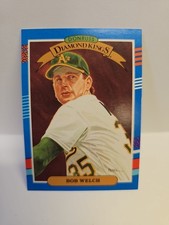 1991 Donruss Bob Welch #20 Right Boarder 4 Orange Lines